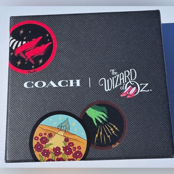 COACH x The Wizard of Oz Ruby Slippers Round Coin Case, - Picture 3 of 14